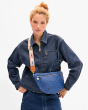 Grande Woven Fanny- French Blue