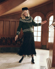 The Fringe Skirt- Black