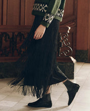 The Fringe Skirt- Black