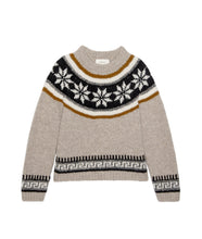 The Snowflake Fairisle Pullover- Oat