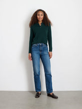 Alice Polo in Cashmere- Cypress Green