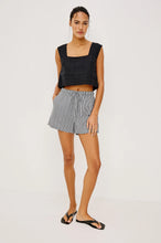 Jenner Shorts- Black Gingham