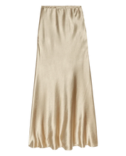 The Elastic Bias Skirt- Gold Shimmer