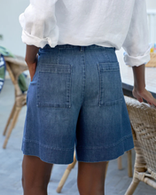 Waterford Golf Short- Washed Blue