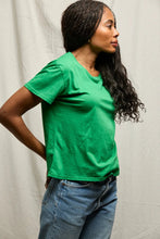 Harley Boxy Crew Tee- Grass