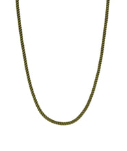 Coco Moss Silk Cord Necklace