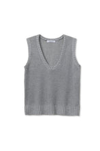 Peggy Cotton Sweater Tank Top- Heather Grey
