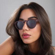 Leonard Sunglasses- Bordeaux/ Grey