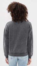 Spencer Sweatshirt Leopard- Washed Black