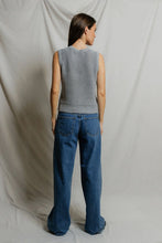 Peggy Cotton Sweater Tank Top- Heather Grey
