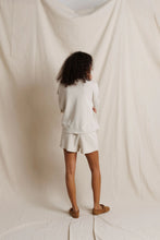 Tyler- French Terry Pullover Sweatshirt- Whitecap Grey