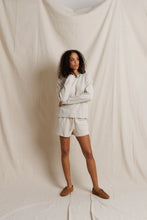 Tyler- French Terry Pullover Sweatshirt- Whitecap Grey
