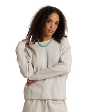 Tyler- French Terry Pullover Sweatshirt- Whitecap Grey