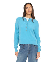 Griffin Sweater- Mint Blue