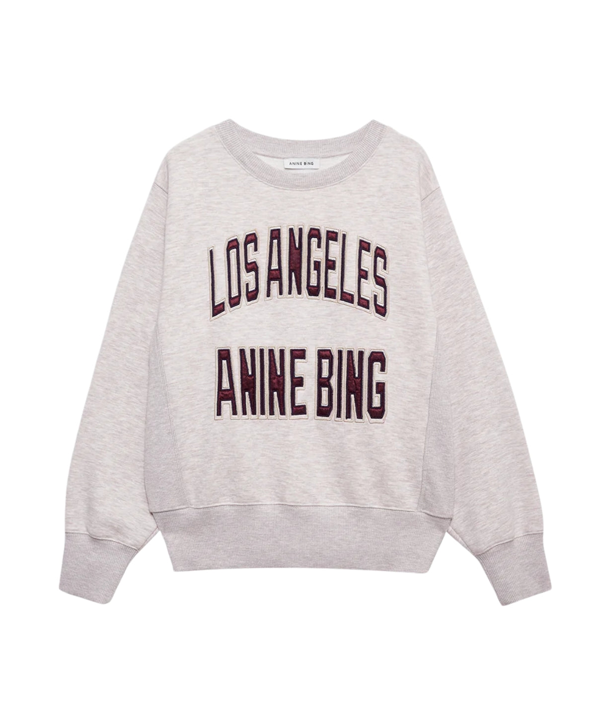 Harry Shrunken Sweatshirt LA- Oatmeal Melange