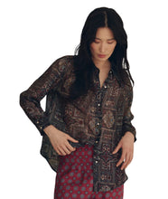 The Theater Top- Heirloom Textile Print