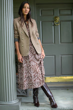 Herringbone Blazer- Chestnut Hacking Jacket