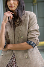 Herringbone Blazer- Chestnut Hacking Jacket