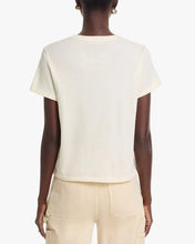 The Little Tee W/ Rider Graphic- Washed White