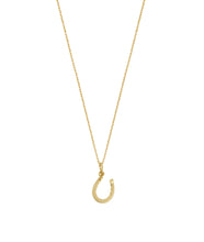 The Dainty Necklace- Small Fortuna Horseshoe Charm
