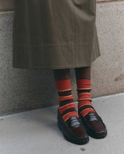 The Collegiate Sock- Hot Red