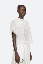 Leila Eyelet Short Sleeve Top-