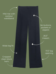 Westport Illusion Pant- Black