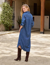 Maxi Shirtdress- Vintage Stonewashed Indigo
