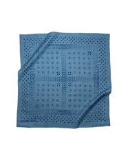Natural Dye Silk Bandana- Indigo