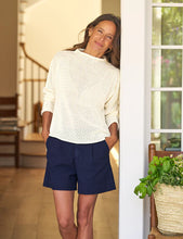 Monterey Pointelle Sweater- Ivory