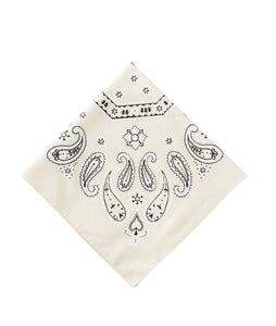 The Silk Bandana- Cream