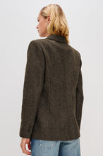 Jac Blazer- Camel Black Herringbone