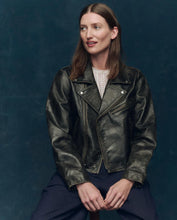 The Perfect Leather Jacket- Worn Black