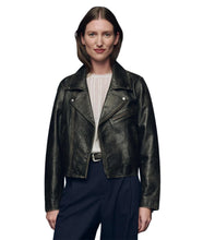 The Perfect Leather Jacket- Worn Black