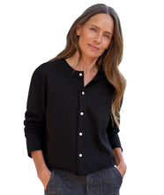 Jackie T-Shirt Cardigan- Black