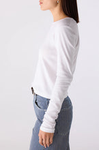 Jade Long Sleeve Tee- White