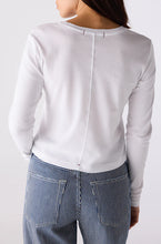 Jade Long Sleeve Tee- White