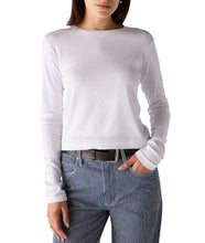 Jade Long Sleeve Tee- White