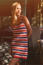 Jaida Sweater Tank Dress- Multi Stripe