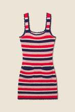 Jaida Sweater Tank Dress- Multi Stripe