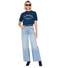 Jaylin Tee Paris- Washed Navy