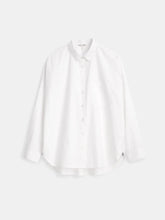 Jo Shirt in Cotton Poplin- White