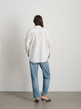 Jo Shirt in Cotton Poplin- White
