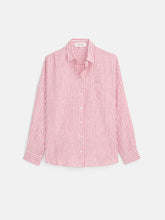 Jo Shirt Havana Stripe- Chili/ Ivory
