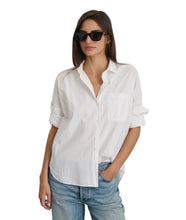 Jo Shirt in Cotton Poplin- White