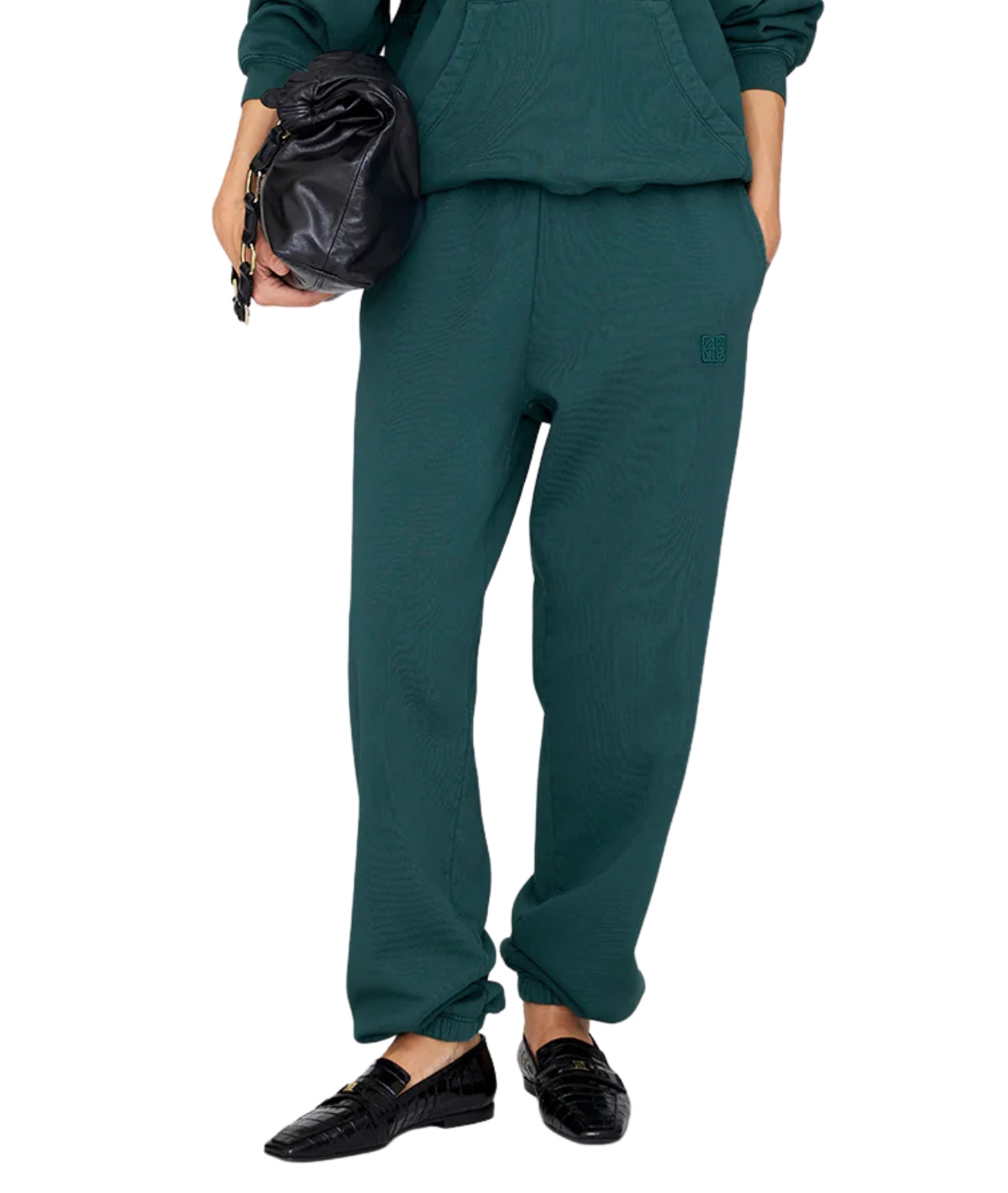 Karter Jogger Framed Monogram- Dark Teal
