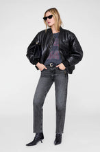 Johnny Cropped Tee- Washed Black