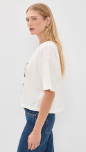Johnny Cropped Tee- Cream