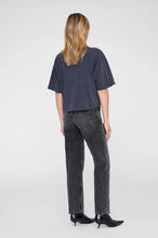 Johnny Cropped Tee- Washed Black