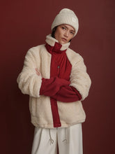 Kalyn Sherpa Jacket- Sandshell/ Rumba Rose